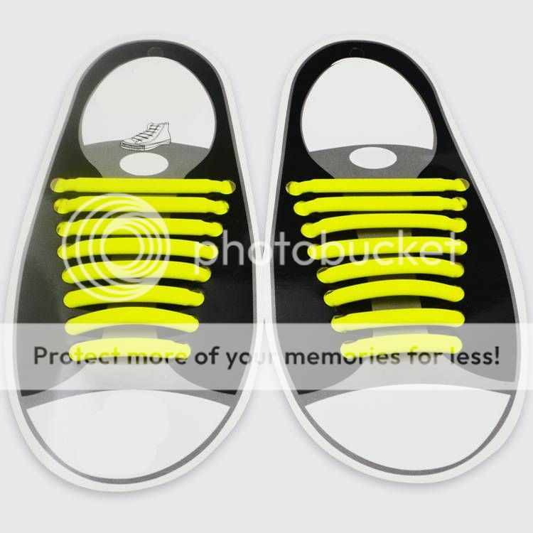 Easy Lazy No Tie Elastic Silicone Shoe Laces Triathlon Shoelaces Adult